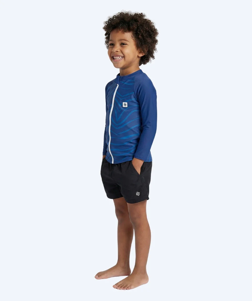Watery UV Shirt für Kinder - Fjord Langarm Rashguard - Donkerblau - Image 3