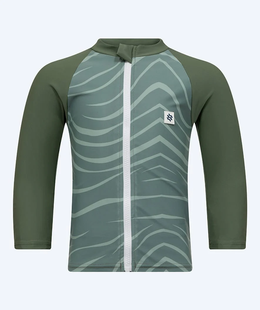 Watery UV Shirt für Kinder - Fjord Langarm Rashguard - Grün - Image 10