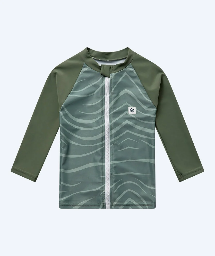 Watery UV Shirt für Kinder - Fjord Langarm Rashguard - Grün - Image 12