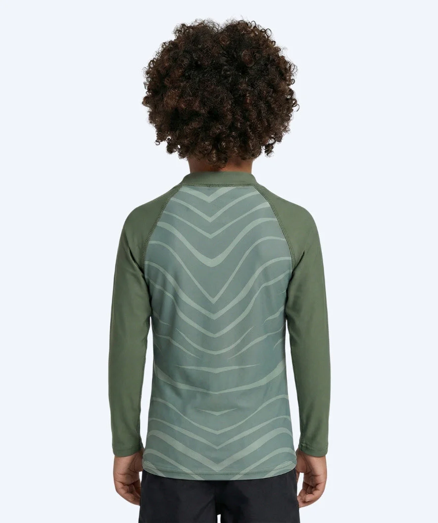 Watery UV Shirt für Kinder - Fjord Langarm Rashguard - Grün - Image 2