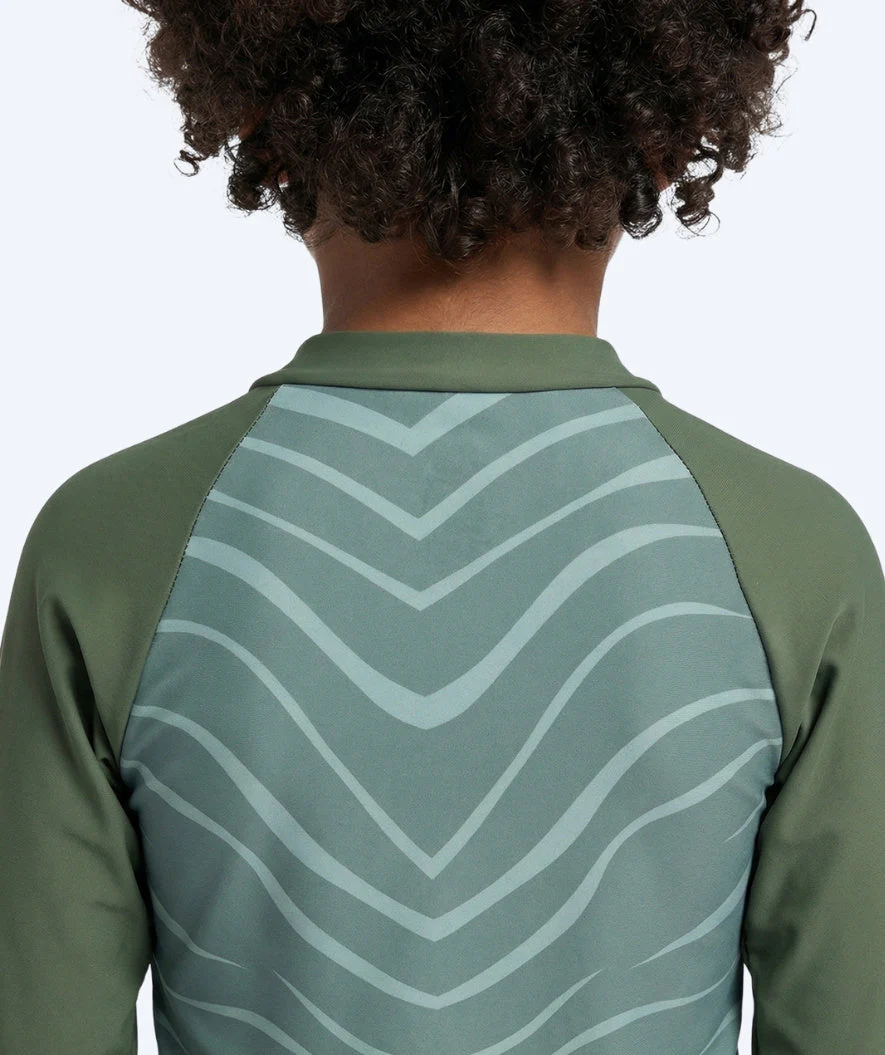 Watery UV Shirt für Kinder - Fjord Langarm Rashguard - Grün - Image 4