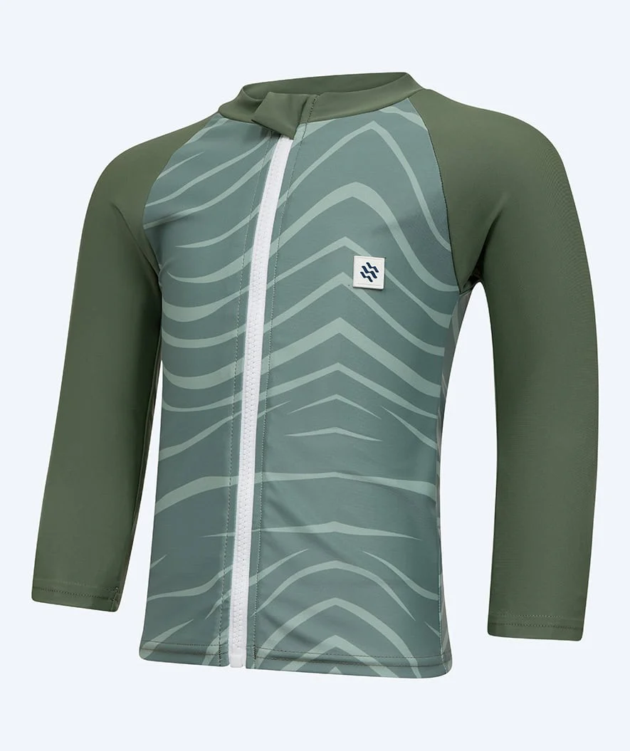 Watery UV Shirt für Kinder - Fjord Langarm Rashguard - Grün - Image 9