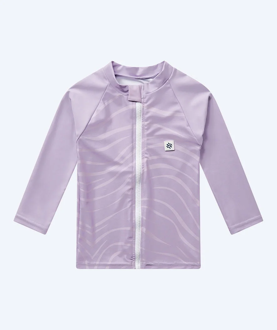 Watery UV Shirt für Kinder - Fjord Langarm Rashguard - Lila - Image 10