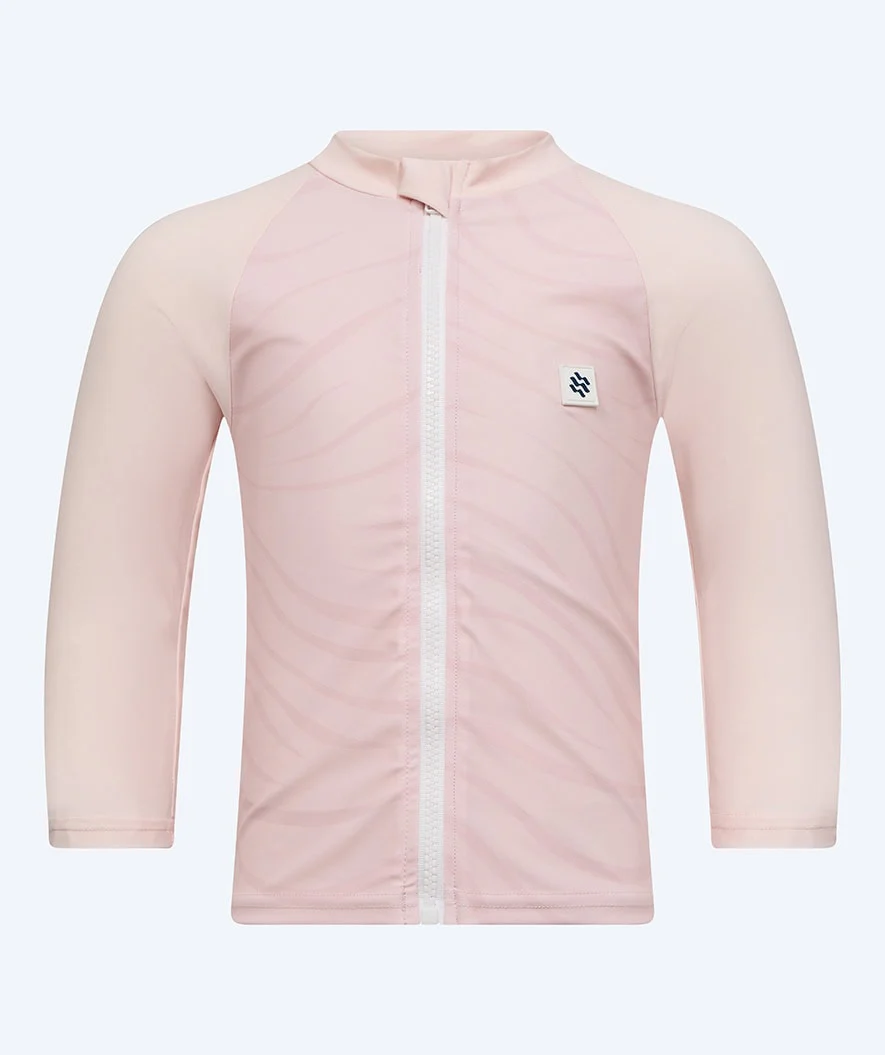 Watery UV Shirt für Kinder - Fjord Langarm Rashguard - Rosa - Image 8