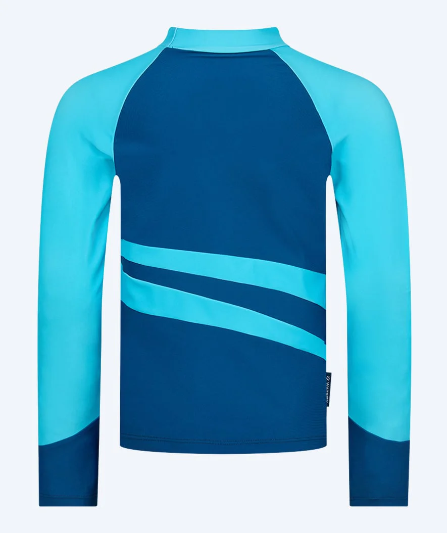 Watery UV Shirt für Kinder - Manami Langarm Rashguard - Atlantic Blue - Image 9