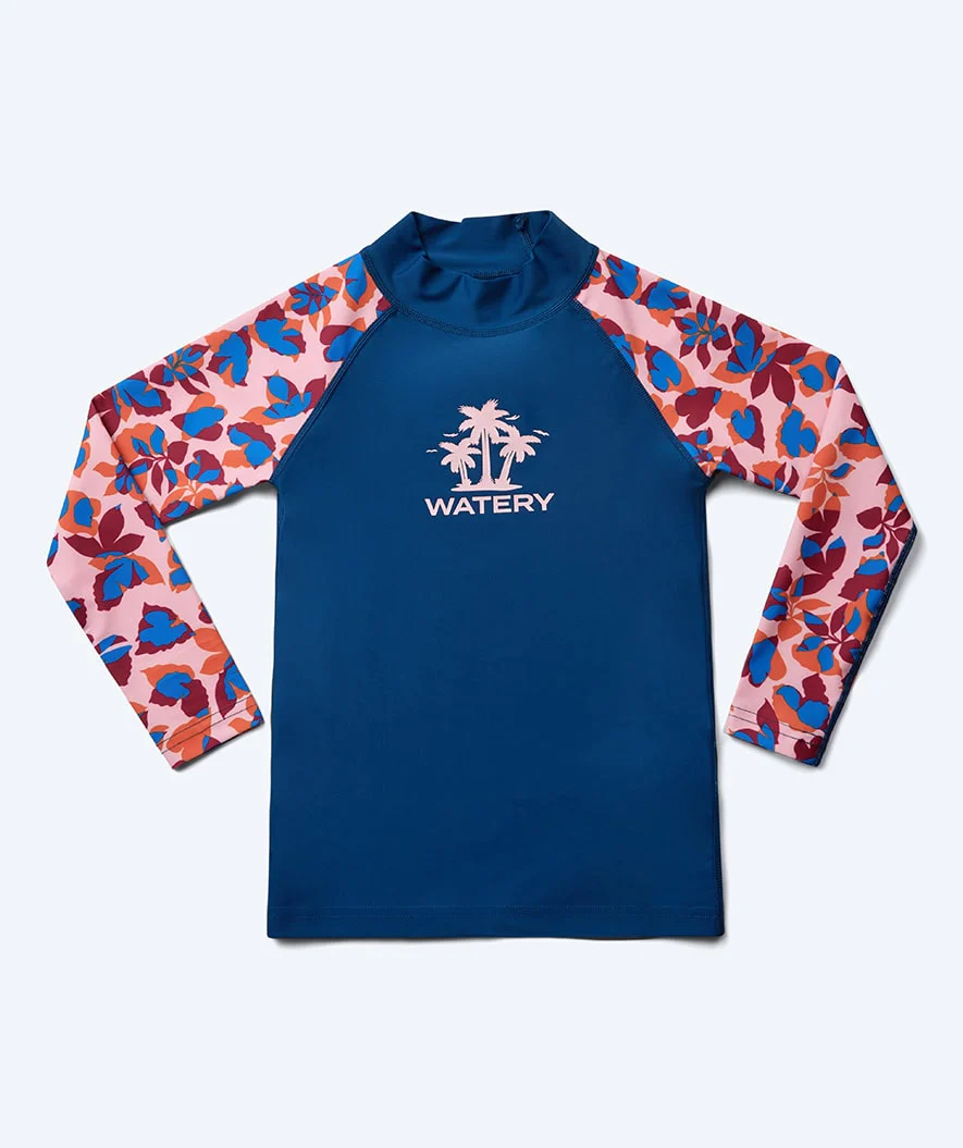 Watery UV Shirt für Kinder - Osiris Langarm Rashguard - Hellrosa/Donkerblau - Image 10
