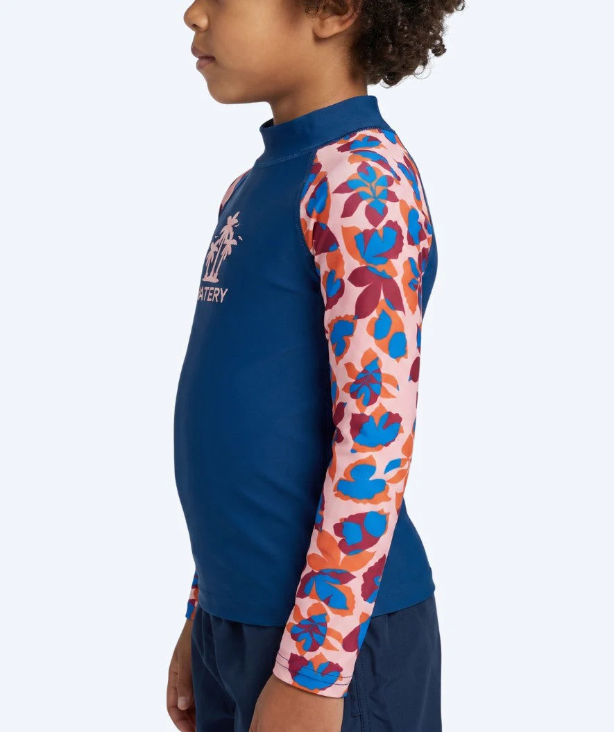 Watery UV Shirt für Kinder - Osiris Langarm Rashguard - Hellrosa/Donkerblau - Image 3