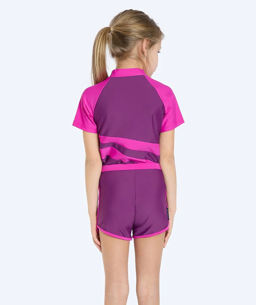 Watery UV Shorts für Kinder - Manami - Lila - Image 2