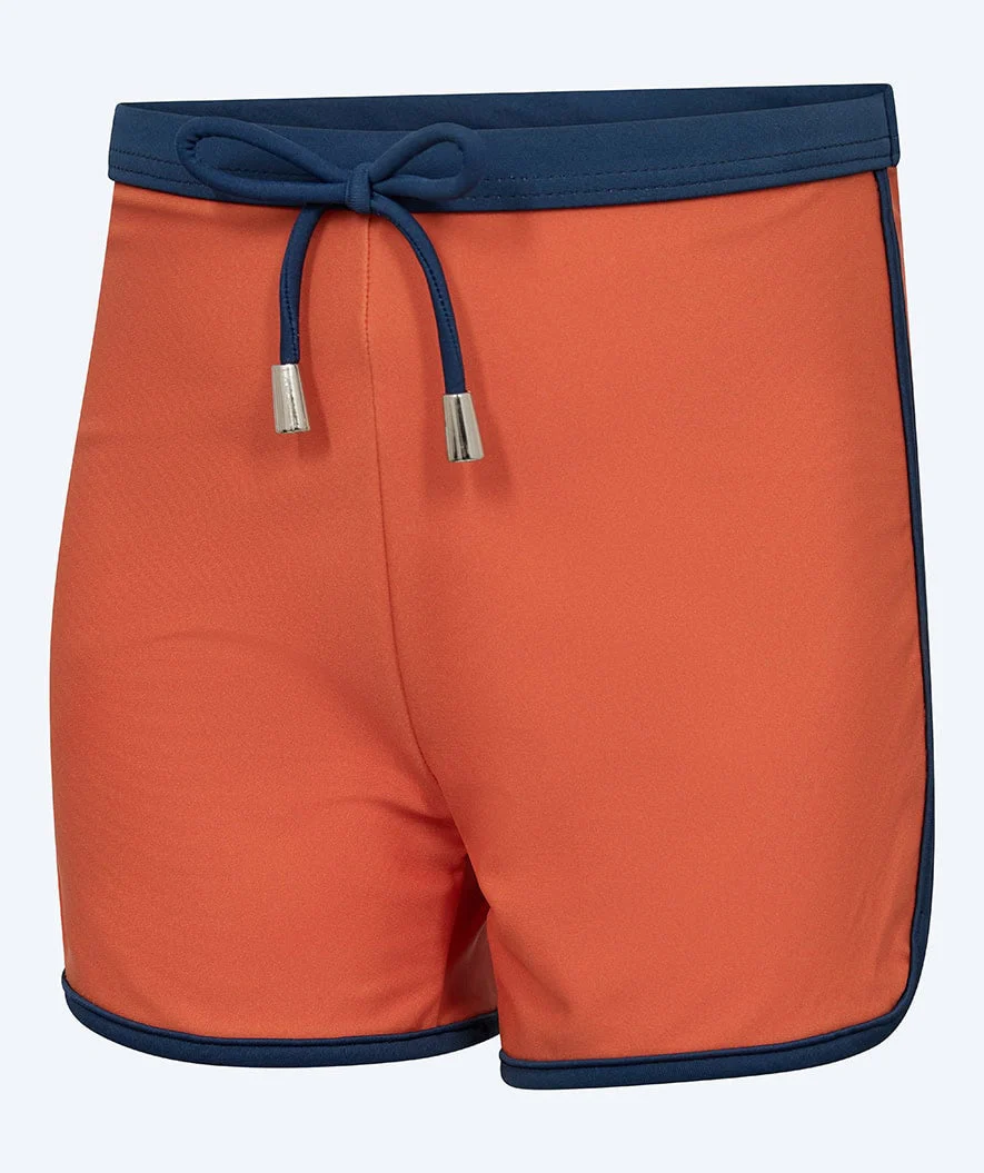Watery UV Shorts für Kinder - Manami - Orange/Blau - Image 5