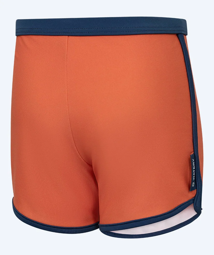 Watery UV Shorts für Kinder - Manami - Orange/Blau - Image 6