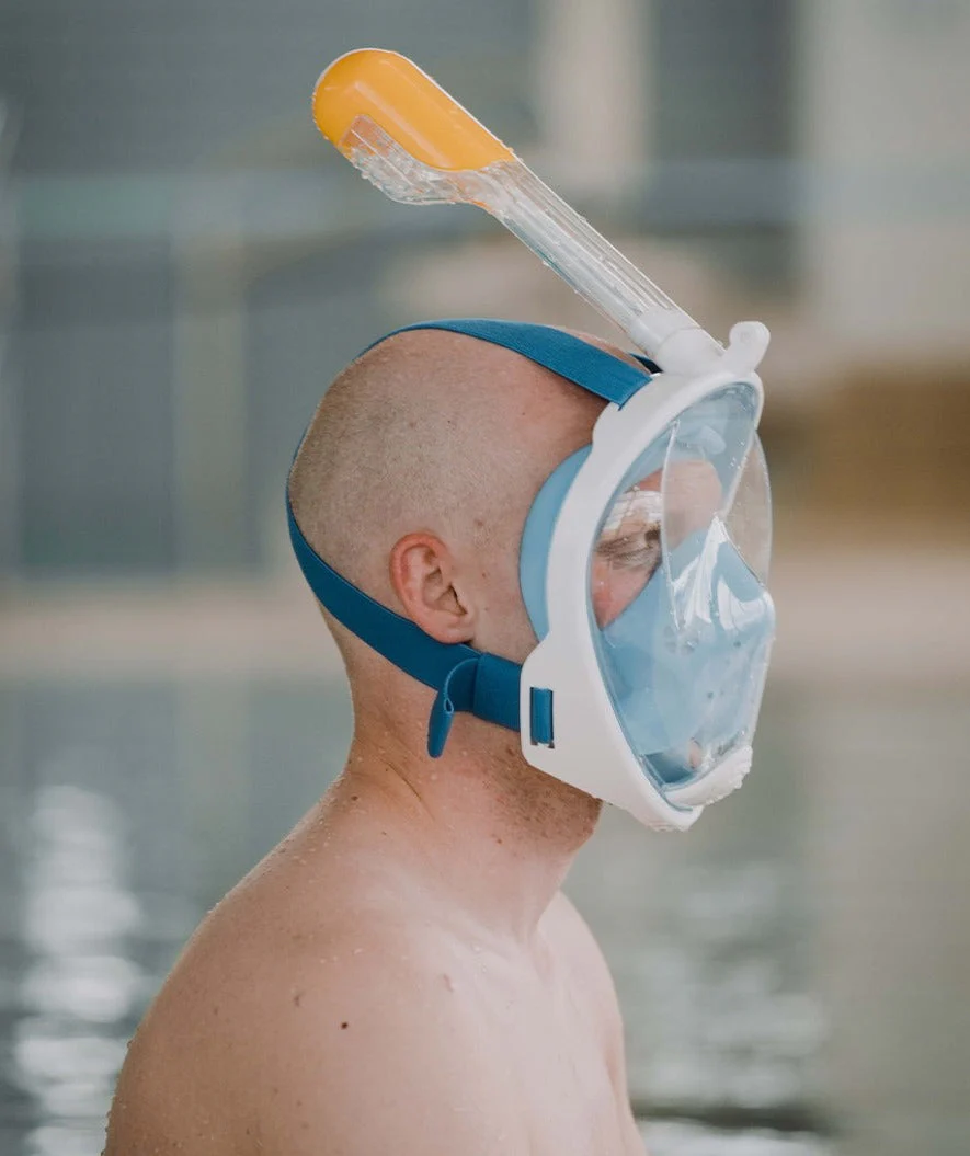 Watery Vollgesichtstauchmaske für Erwachsene - Oxygen - Blau - Image 8