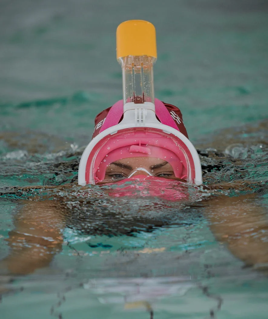 Watery Vollgesichtstauchmaske für Erwachsene - Oxygen - Rosa - Image 15