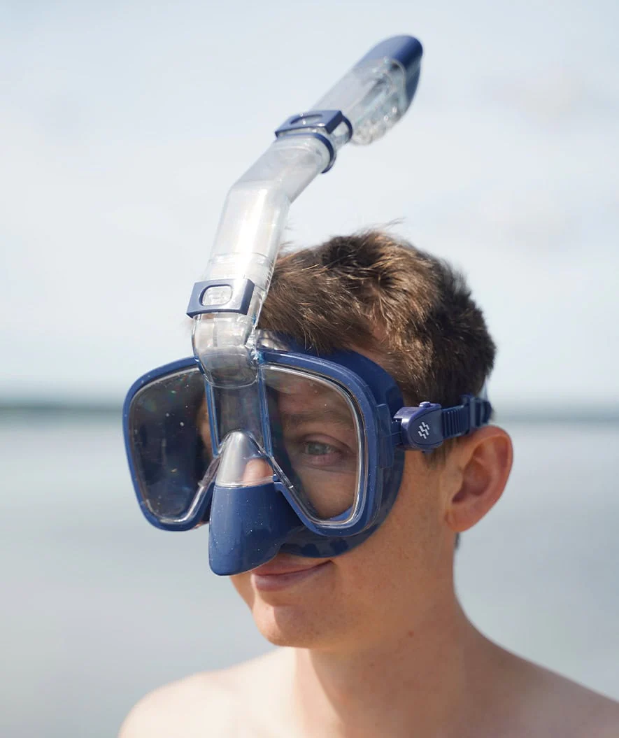 Watery Vollgesichtstauchmaske für Erwachsene - Pearl - Donkerblau - Image 5
