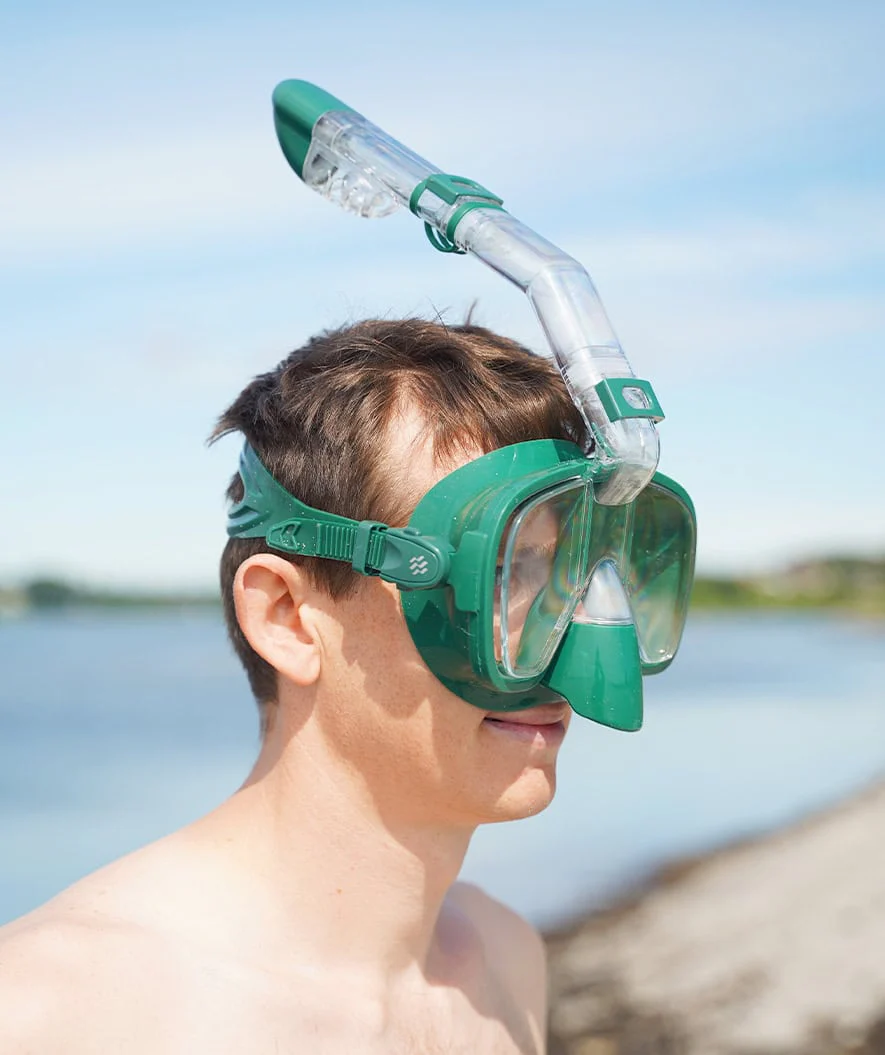 Watery Vollgesichtstauchmaske für Erwachsene - Pearl - Dunkelgrün - Image 5