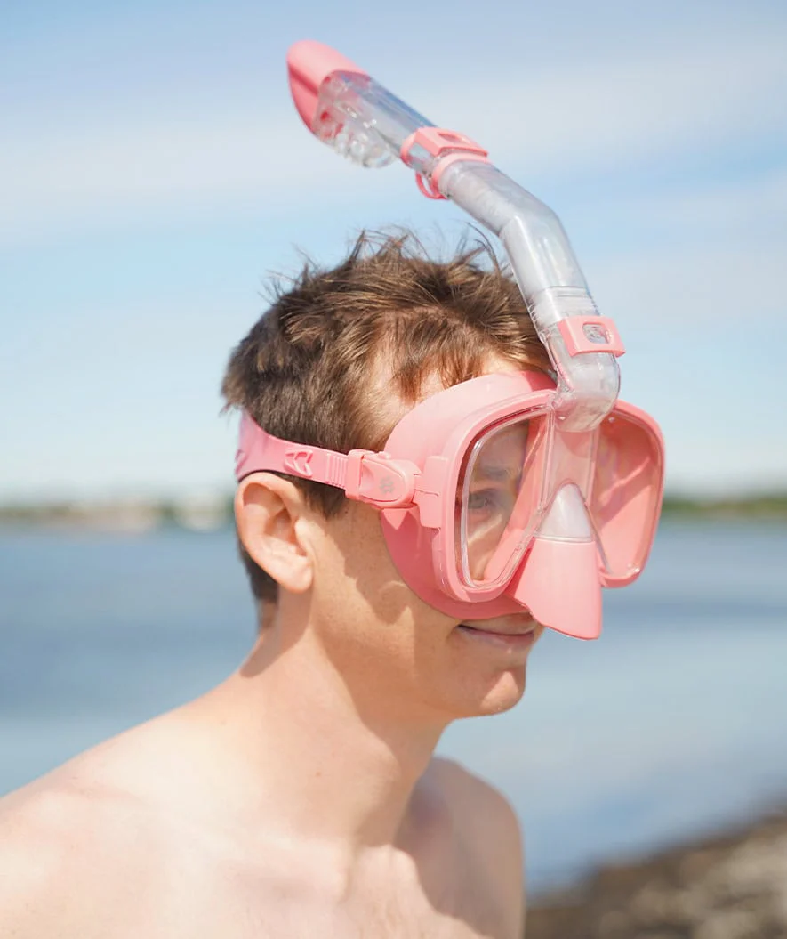 Watery Vollgesichtstauchmaske für Erwachsene - Pearl - Rosa - Image 6