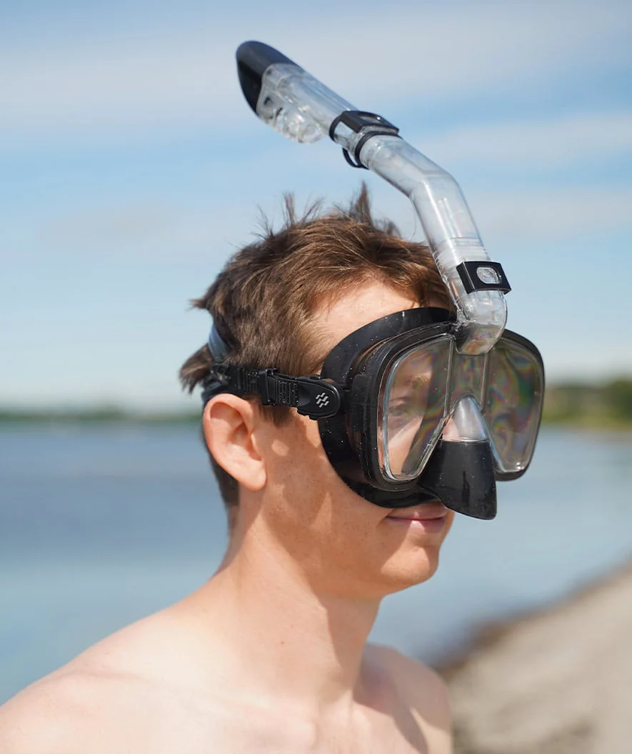 Watery Vollgesichtstauchmaske für Erwachsene - Pearl - Schwarz - Image 6