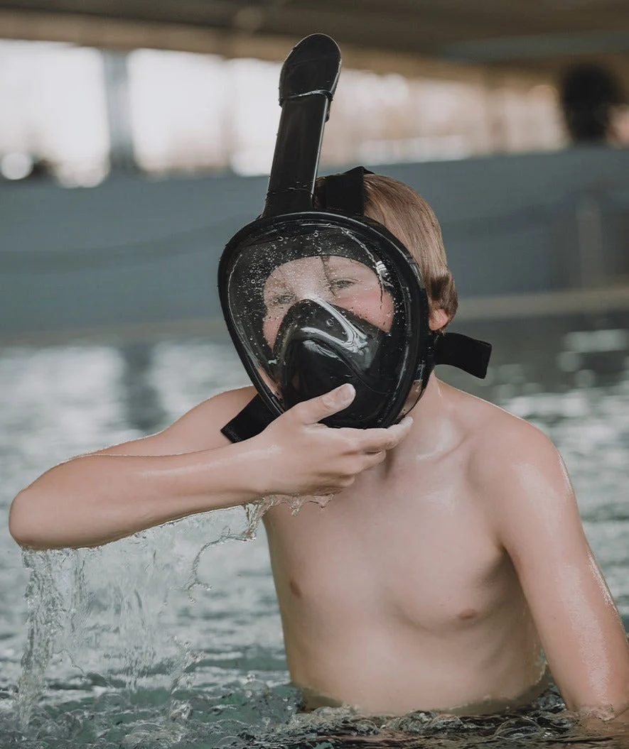 Watery Vollgesichtstauchmaske für Kinder - Oxygen - Schwarz - Image 4