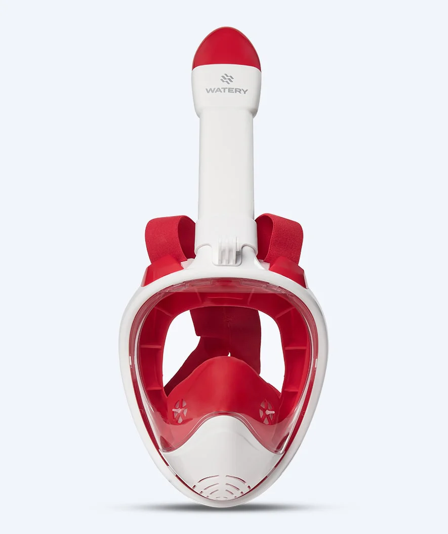 Watery Vollgesichtstauchmaske für Kinder - Oxygen - Weiß/Rot - Image 3