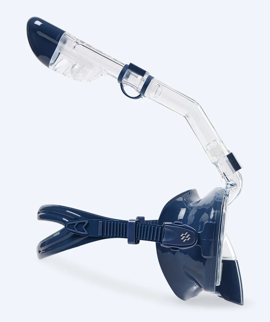 Watery Vollgesichtsmaske zum Schnorcheln für Kinder - Pearl - Donkerblau - Image 2