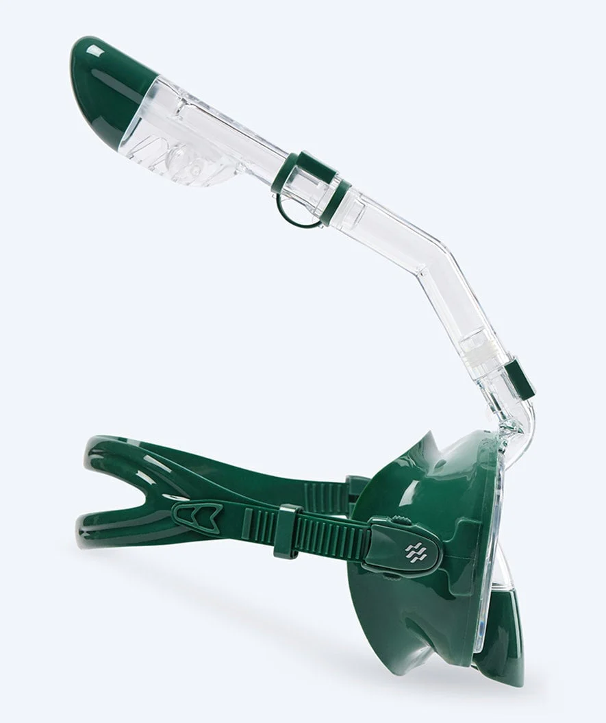 Watery Vollgesichtsmaske zum Schnorcheln für Kinder - Pearl - Dunkelgrün - Image 2