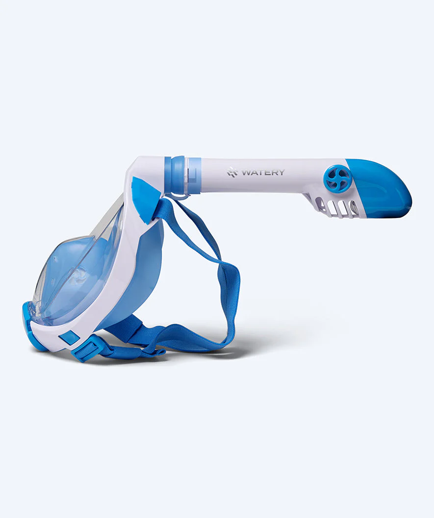 Watery Vollgesichtstauchmaske für Kinder - Ocean Pro - Blau - Image 4