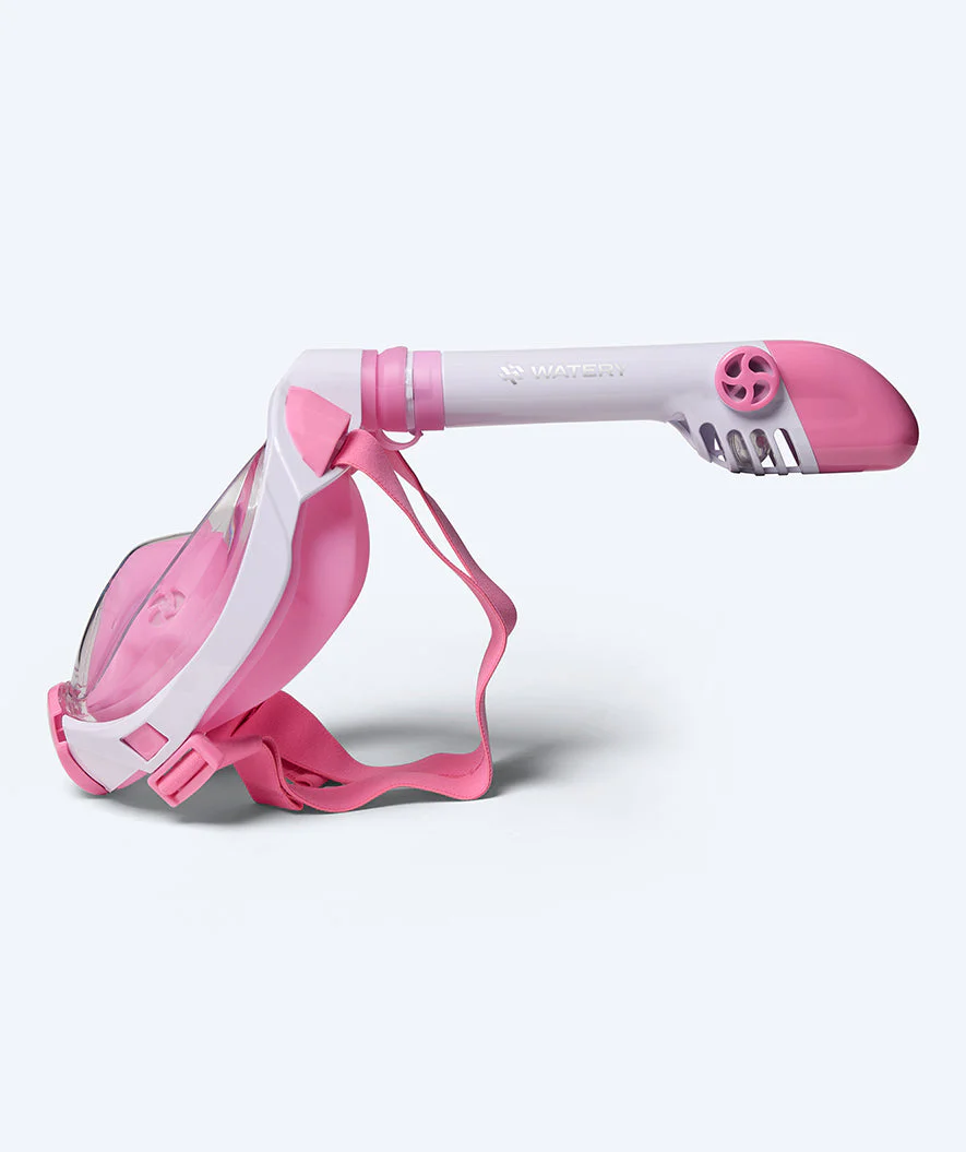 Watery Vollgesichtstauchmaske für Kinder - Ocean Pro - Rosa - Image 4