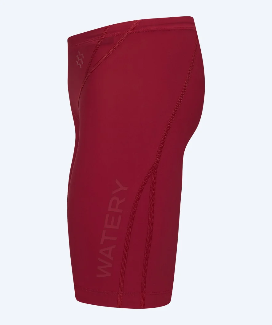 Watery Wettkampf Badehose für Herren - Rapidskin 2.0 - Rot - Image 4