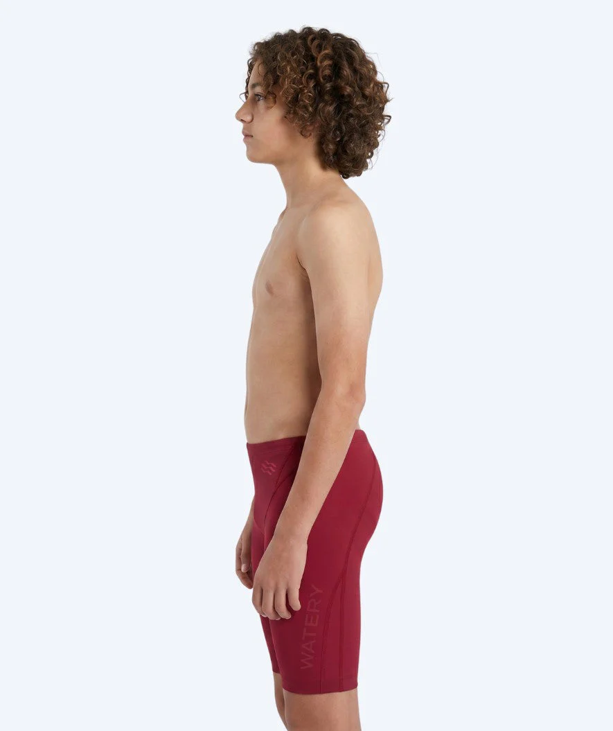 Watery Wettkampf Badehose für Jungen - Rapidskin 2.0 - Rot - Image 3