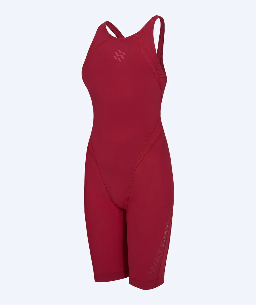 Watery Wettkampf Badeanzug für Damen - Rapidskin 2.0 - Rot - Image 14