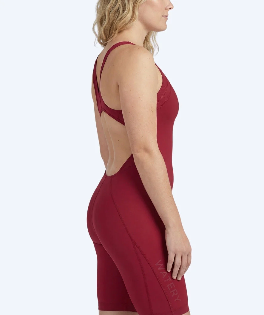 Watery Wettkampf Badeanzug für Damen - Rapidskin 2.0 - Rot - Image 3