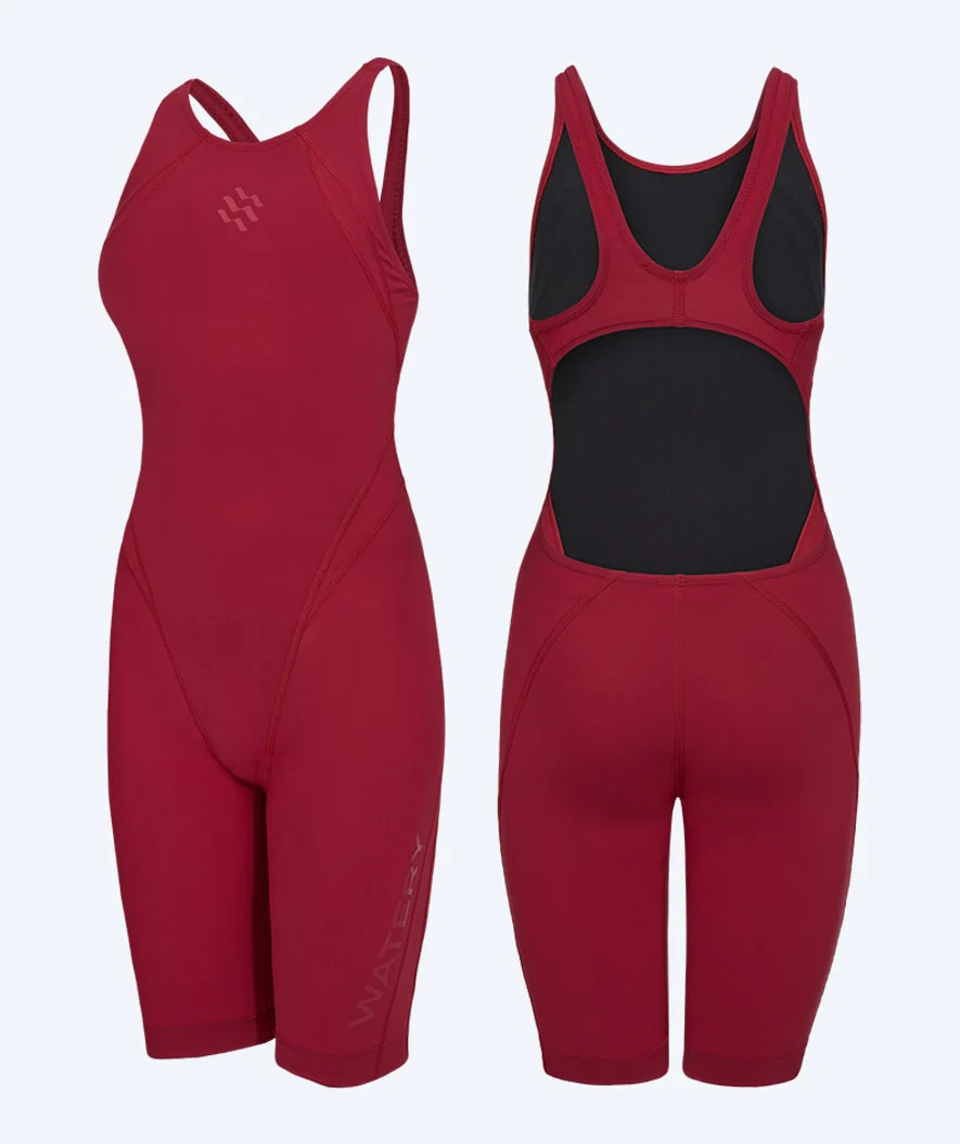 Watery Wettkampf Badeanzug für Damen - Rapidskin 2.0 - Rot - Image 9