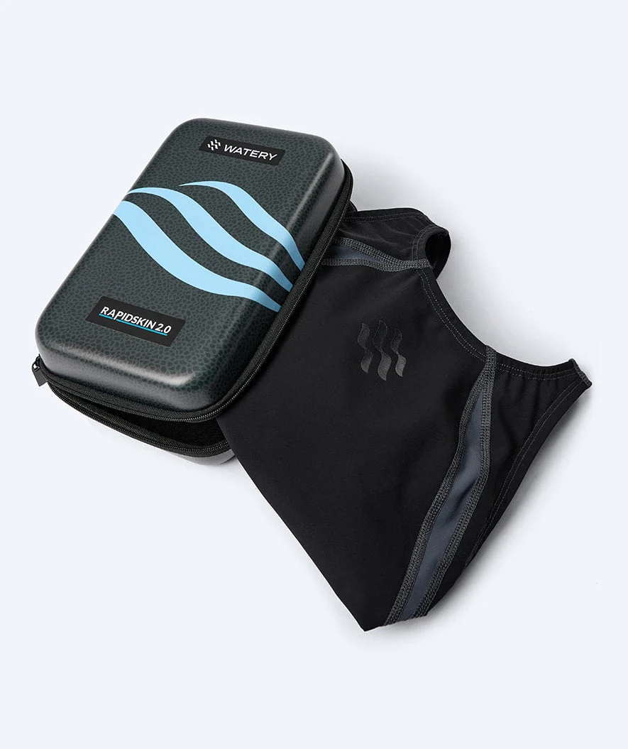 Watery Wettkampf Badeanzug für Damen - Rapidskin 2.0 - Schwarz - Image 16