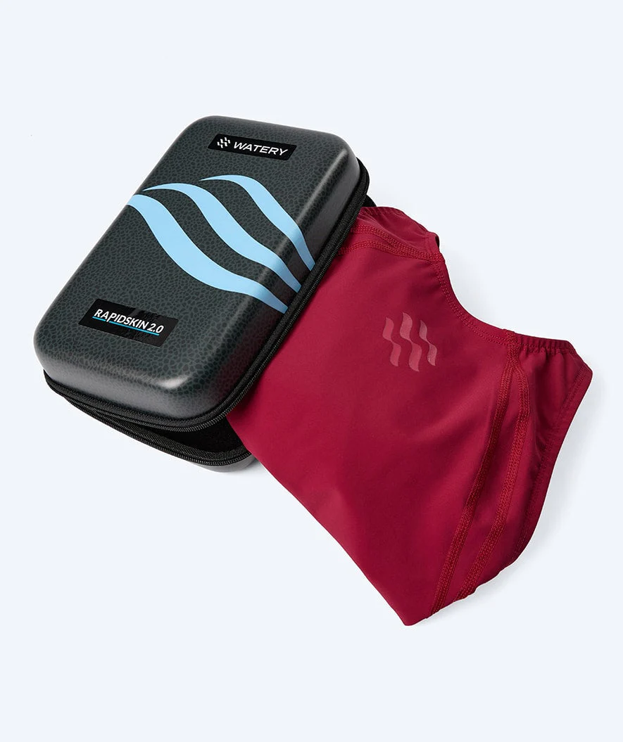 Watery Wettkampf Badeanzug für Mädchen - Rapidskin 2.0 - Rot - Image 12