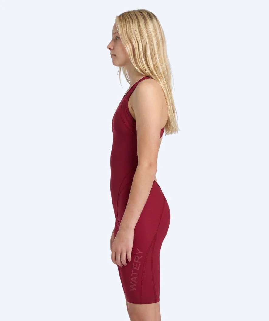 Watery Wettkampf Badeanzug für Mädchen - Rapidskin 2.0 - Rot - Image 3