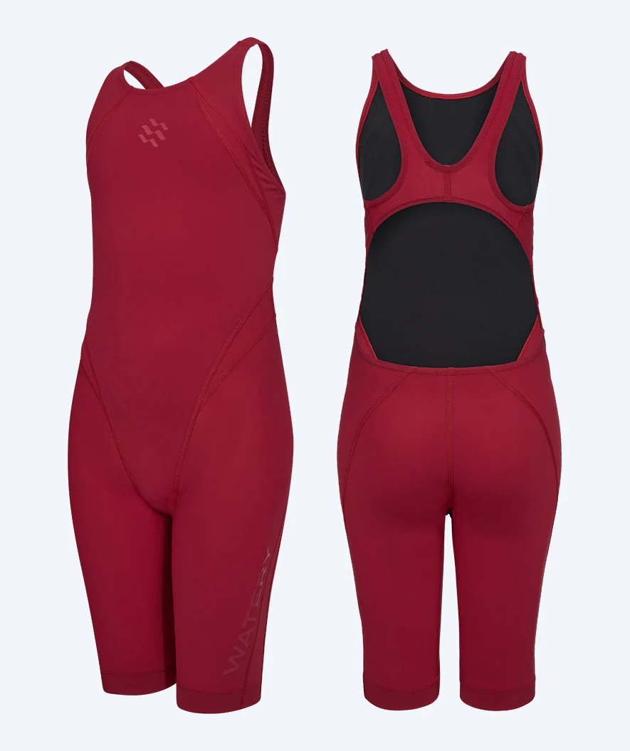 Watery Wettkampf Badeanzug für Mädchen - Rapidskin 2.0 - Rot - Image 6