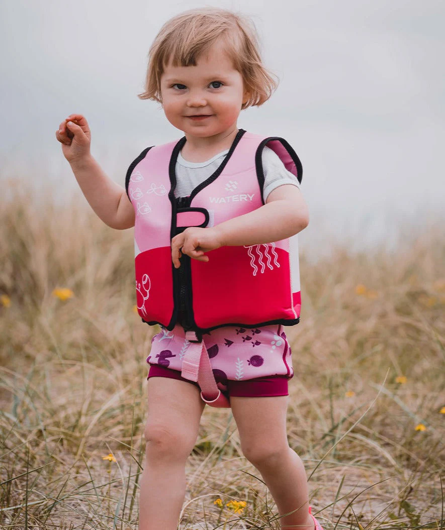 Watery Schwimmwindelhosen für Kinder - Neoprene Swim Nappy - Atlantic Rosa - Image 11