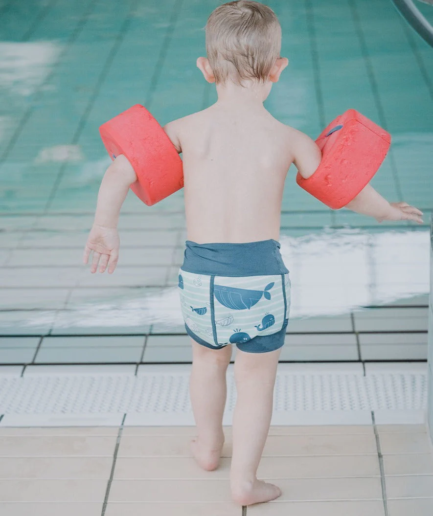 Watery Schwimmwindelhosen für Kinder - Neoprene Swim Nappy - Purple Stripes - Image 13